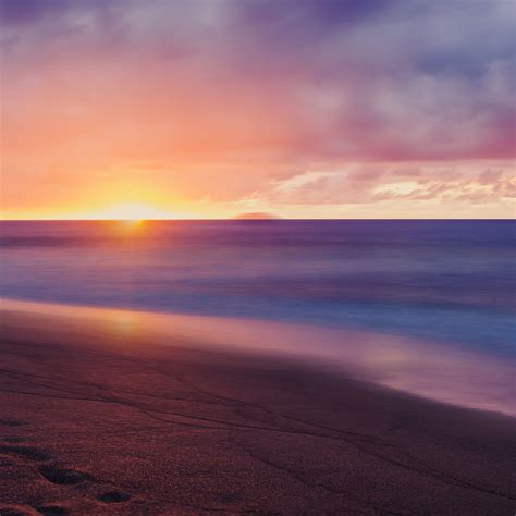 Colorful Beach Sunset Wallpapers 4k Hd Colorful Beach Sunset
