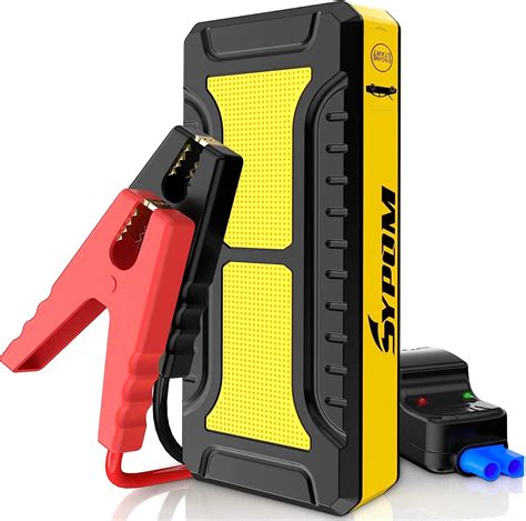 Sypom Car Jump Starter 4000a Peak Battery Jump Starter For All Gas Or Up To 10l
