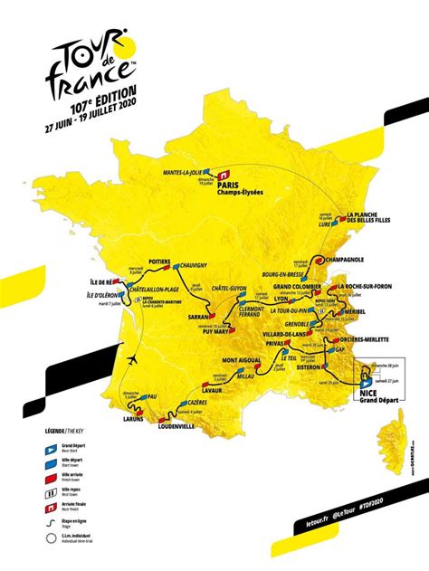 News and updates for tour de france 2021. Tour de France 2020: voici le parcours complet, étape par ...
