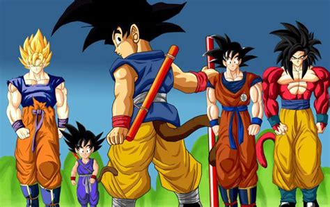 Dragon Ball Todas Las Etapas Y Transformaciones Que Atravesó Goku