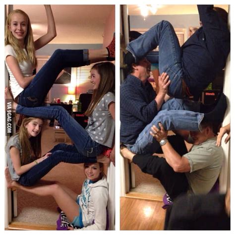 Daughter And Her Friends Challenged Father And His 9gag