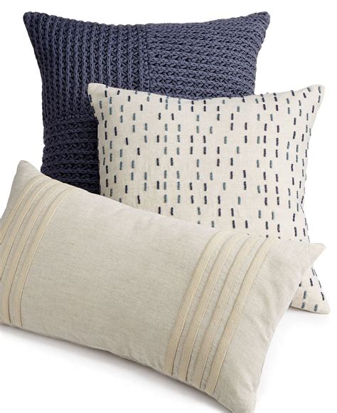 Hotel Collection Linen Stripe Decorative Pillow Collection At Macys