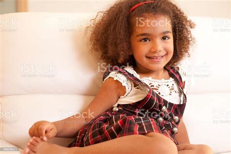 Portrait Of Cute African Girl Stock Photo Download Image Now 2015