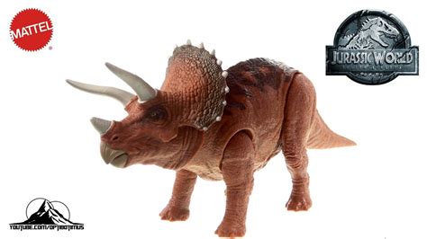 Optibotimus Reviews Jurassic World Fallen Kingdom Roarivores Triceratops Youtube
