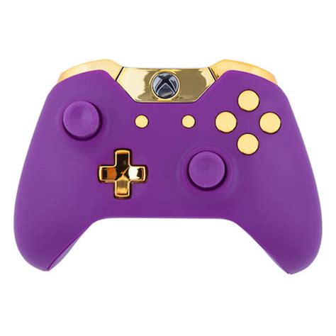 Xbox One Wireless Custom Controller Matte Purple And Gold Zavvinl