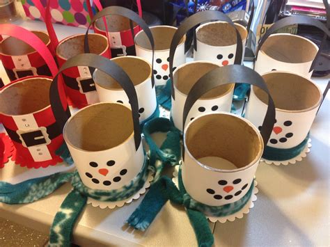 Snowman Tp Tubes Crafts Toilet Paper Roll Crafts Christmas Crafts