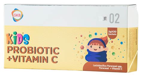 gkb kids probiotic vitamin  probiotik kegemaran kanak kanak