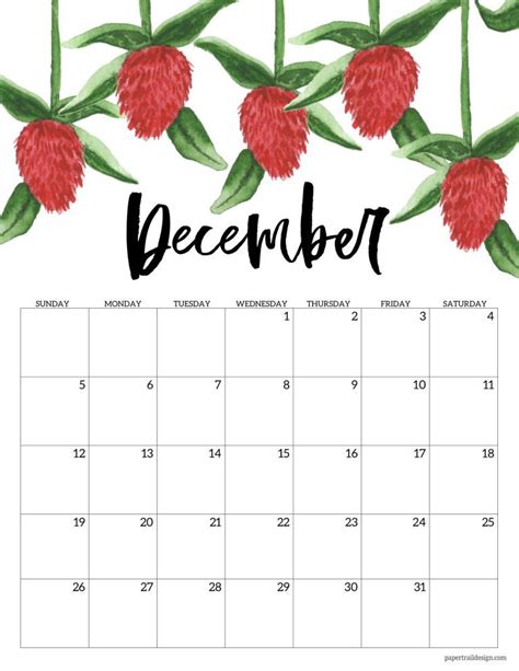 Free Printable 2021 Floral Calendar In 2020 Calendar