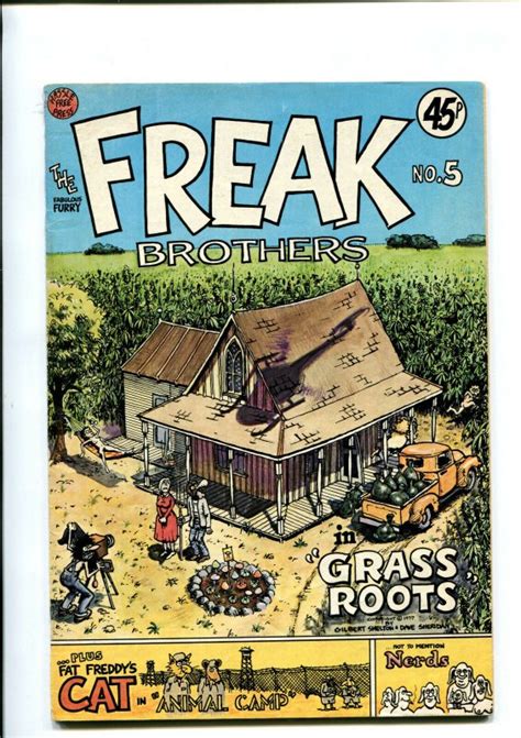 1977 Fabulous Furry Freak Brothers 5 Uk Printing Underground Comic Shelton Comic Books