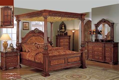 Cherry Wood Canopy Bedroom Sets Finally Purchased Our Dream Bed