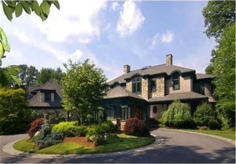 Square Foot Stone And Shingle Estate In Weston MA Homes Of The Rich