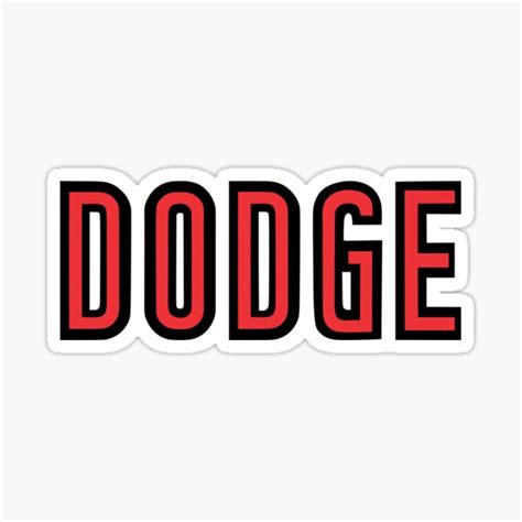 Dodge Vintage Stickers Redbubble