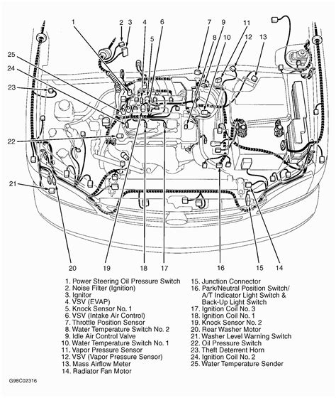 1992 Toyota Camry Engine Diagram