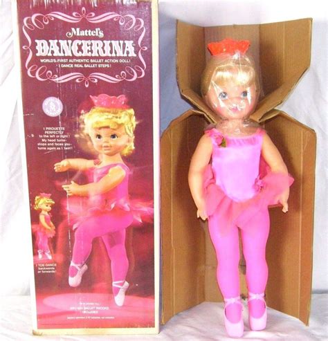 1968 Mattel Dancerina Doll 24 Ballet Dancing Girl Doll In Box Pink