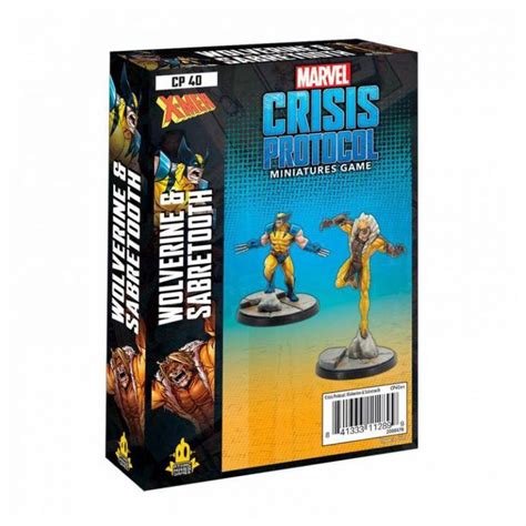 Comprar Marvel Crisis Protocol Wolverine And Sabertooth Herofreaks