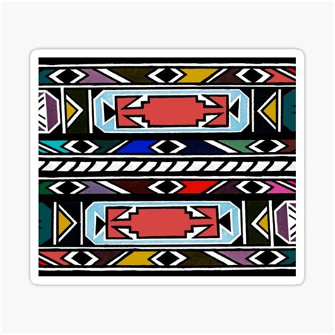 Ndebele Sticker For Sale By Lionwolf Redbubble