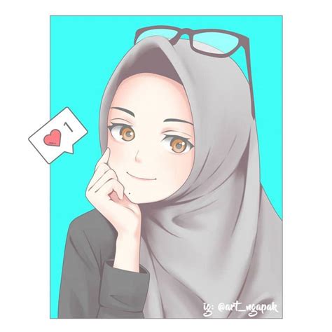 Hijab Anime Girl Wallpapers Wallpaper Cave