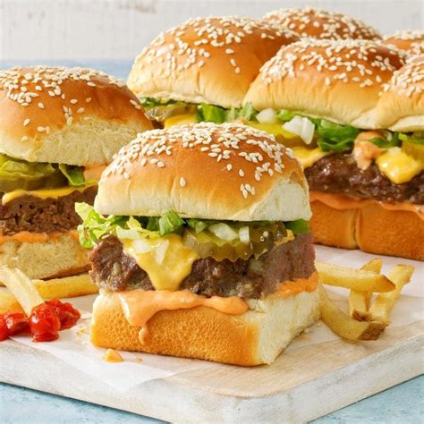 Burger Sliders With Secret Sauce Recipe How To Make It Taste Of Home