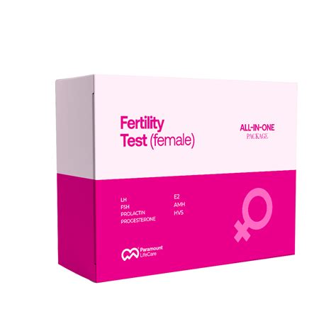 fertility test female all in one paramount life care at home