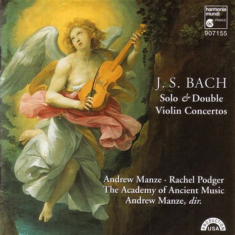 ‎j s bach solo and double violin concertos by andrew manze rachel podger and academy of ancient
