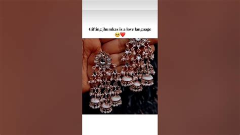 Ting Jhumka Is A Love Language ️🥺viral Indian Jhumka Youtube