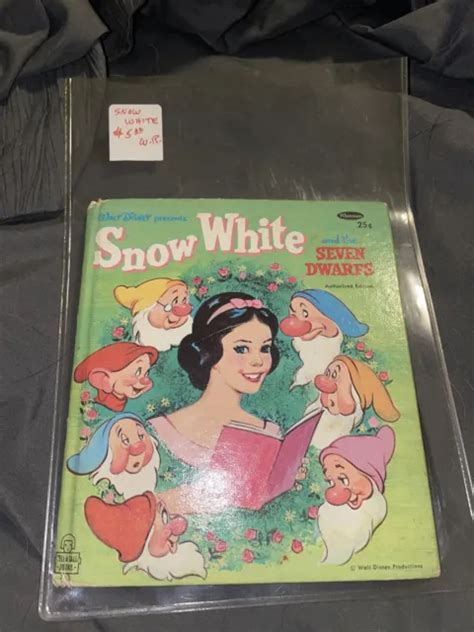 1957 Tell A Tale Book Walt Disneys Snow White And The Seven Dwarfs