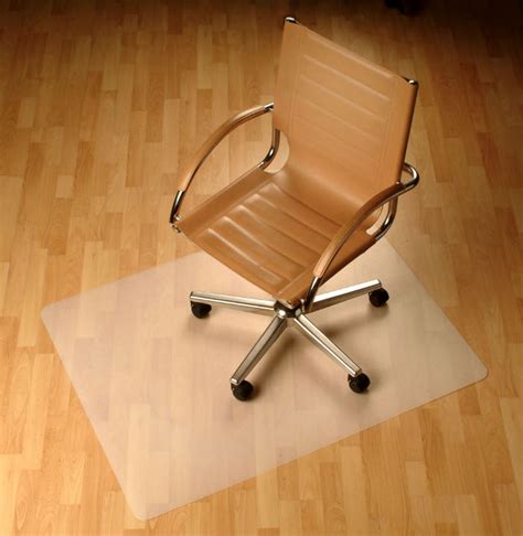 This superior product is made of durable polythene materials, making. Office Chair Mat * Hard Wood Floor Protector * PVC/Vinyl ...