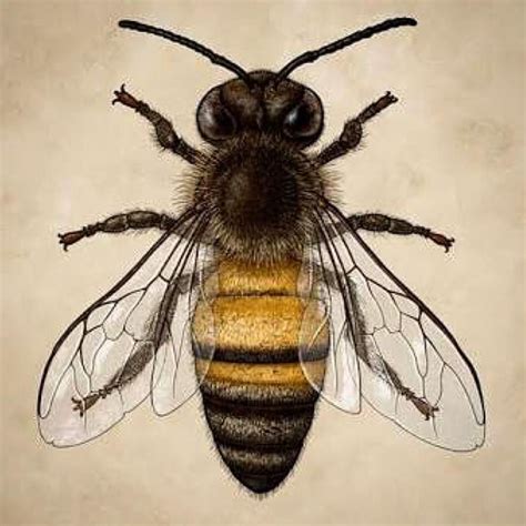 Realistic Bee Inspiration Though I Do Not Like The Wings Down Or How