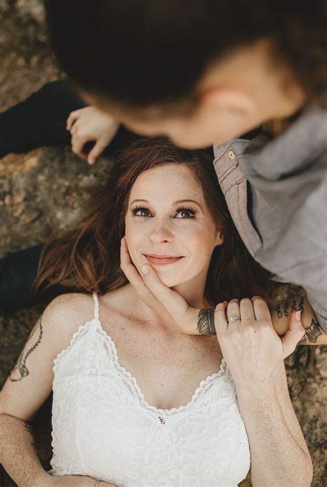 Lesbian Engagement Photo Kissing On Cliffs And Waterfall Frolics In This Epic Lesbian