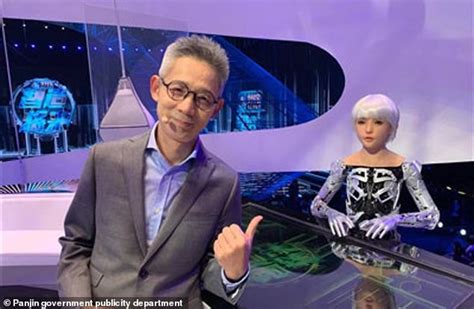 Meet Chinas Ai Powered Robot Host Life Like Female Presenter Wows