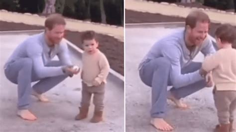 Rare Video Of Prince Harry Playing With Son Archie Shows Just How Big Hes Gotten Reelrundown