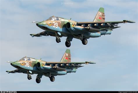 39 Sukhoi Su 25 Frogfoot Belarus Air Force Andrei Shmatko