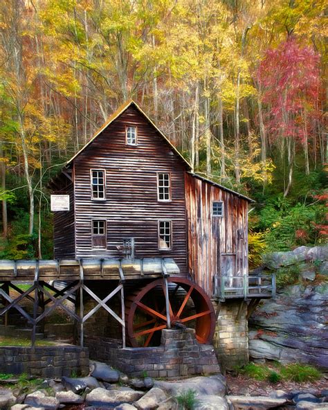 Glade Creek Grist Mill Photograph By Lana Trussell Fine Art America