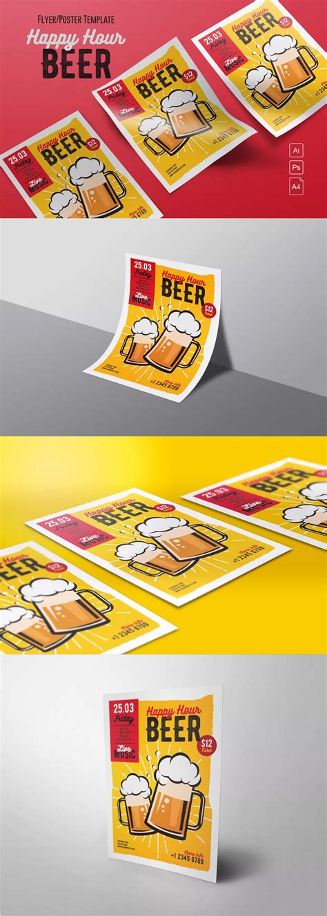 Get these amazing templates and elements for free and elevate your video projects. Happy Hour Beer by me55enjah on