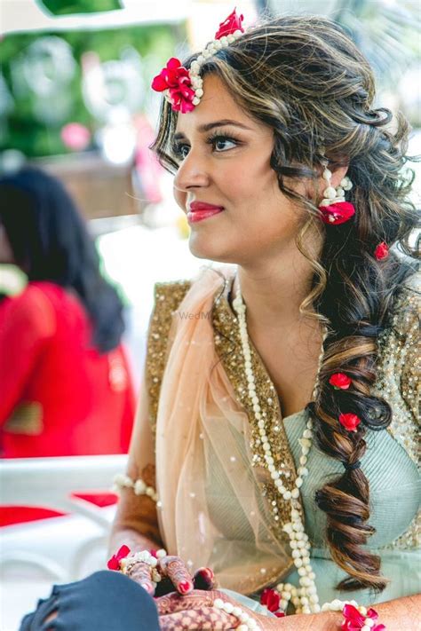 Messy Braid Indian Bridal Hairstyles Hair Styles Bridal Braids