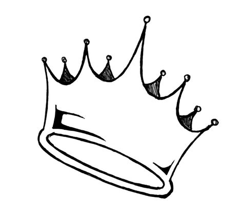 Tumblr Crown Drawing