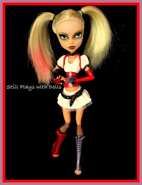 Harley Quinn Custom Monster High Dolls Monster Dolls Monster Girl
