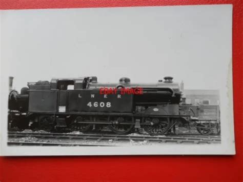 POSTCARD RP LNER Ex Gnr Class N2 0 6 2T Loco No 4608 At Doncaster 1 25