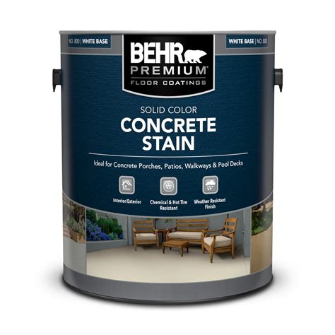 Solid Color Concrete Stain | BEHR PREMIUM® | Behr