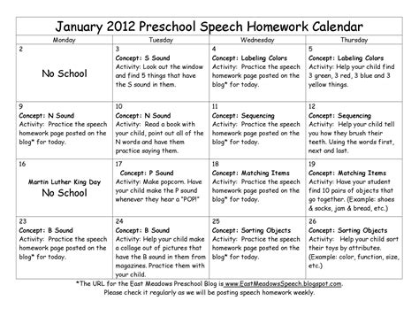 I'm so excited to share. East Meadows Speech: January 2012 Preschool Speech ...