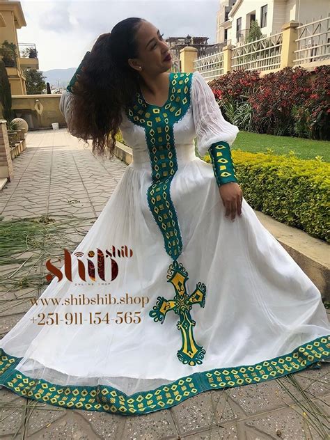 Habesha Dress Habesha Kemis Eritrean Ethiopian Dress Prom Photoshoot