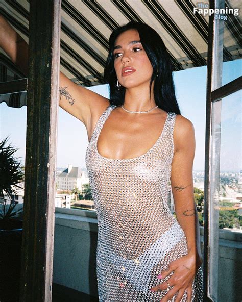 dua lipa flaunts her tits and booty at the “barbie” shoot by lauren leekley 13 photos