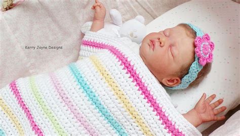 Beginners Crochet Blanket Pattern By Kjd Easy Baby Blanket
