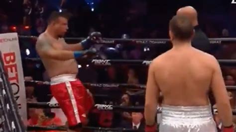 pulev puts ex ufc champ mir out on his feet but ref fails to stop fight immediately leaving fans