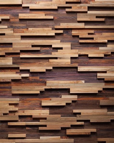Wonderwall Studios 3d Wall Claddings Wood Wall Texture Diy Wood Wall