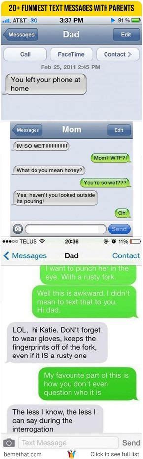 20 Funniest Text Messages Between Parents And Their Children