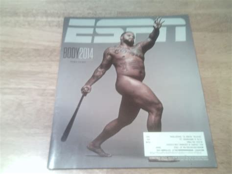 Espn Magazine 2014 Body Issue Prince Fielder Cover Annual
