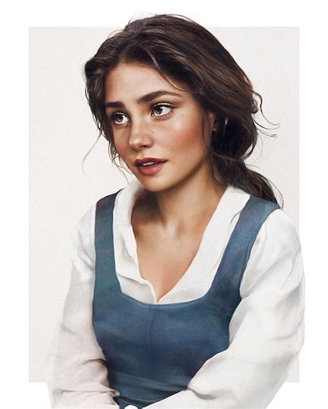Realistic Drawing Of Belle From Beauty And The Beast Artist Jirka