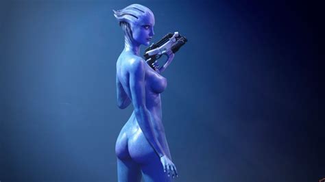 rule 34 1girls 3d alien girl asari bioware blue body blue skin fanart female female only