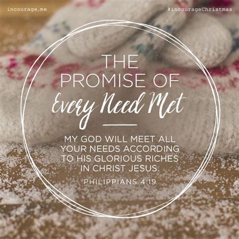 Day 17 The Promise Of Every Need Met My God Will Meet All Your